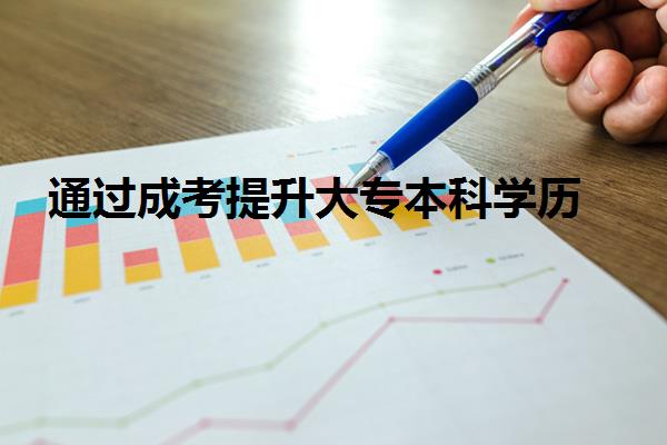 通過成考提升大專本科學歷